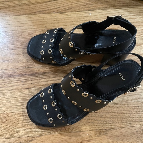 Maje eyelet sandals size 37 - Picture 8 of 9